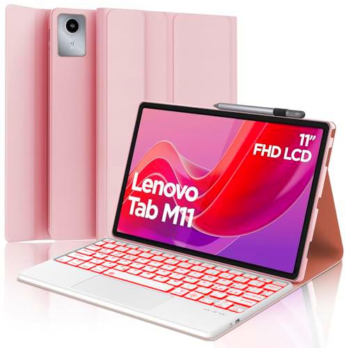 Teclado para Lenovo Tab M11, funda con teclado para Lenovo Tab M11 2024 11"