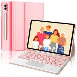 Teclado para Samsung Galaxy Tab S9FE Plus, Galaxy Tab S9 Plus Teclado 12.4" 2023
