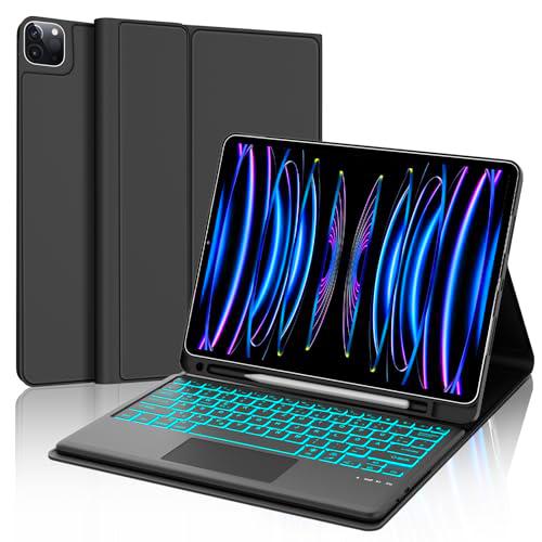 WINCHKING Teclado para iPad Pro 6º - Carcasa teclado para iPad Pro de 12,9 pulgadas (6ª/5ª/4ª/3ª)