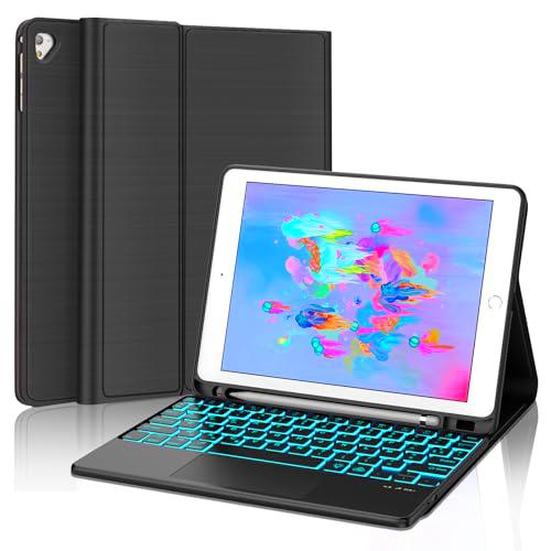 WINCHKING Teclado para iPad 6 ª - Carcasa teclado para iPad de 9,7 pulgadas (6ª/5ª)