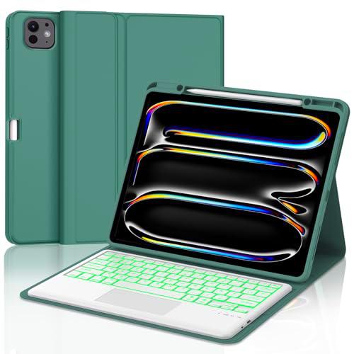 WINCHKING Teclado para iPad Pro 6º - Carcasa teclado para iPad Pro de 12,9 pulgadas (6ª/5ª/4ª/3ª)