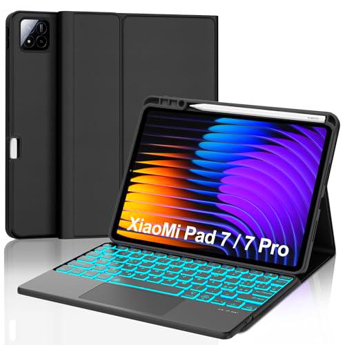 SENGBIRCH Funda teclado para Xiaomi Pad 7/7 Pro 11,2 pulgadas