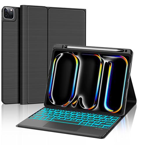 WINCHKING Teclado para iPad Pro 13 M4 2024 - Carcasa teclado para iPad Pro de 13 pulgadas