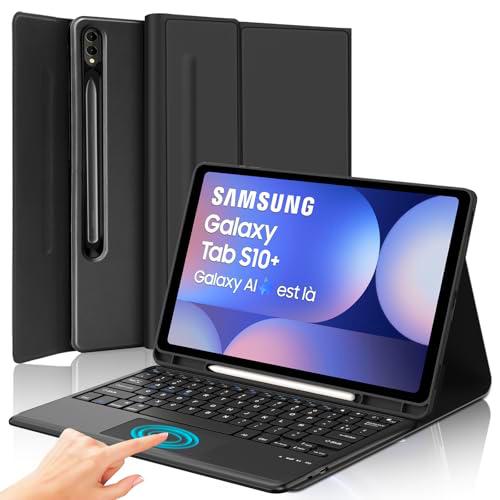 SENGBIRCH - Carcasa de teclado para Samsung Galaxy Tab S10 Plus de 12,4 pulgadas 2024
