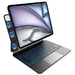 Teclado para iPad Air de 13 Pulgadas M2 2024 y iPad Pro de 12,9 Pulgadas (6ª