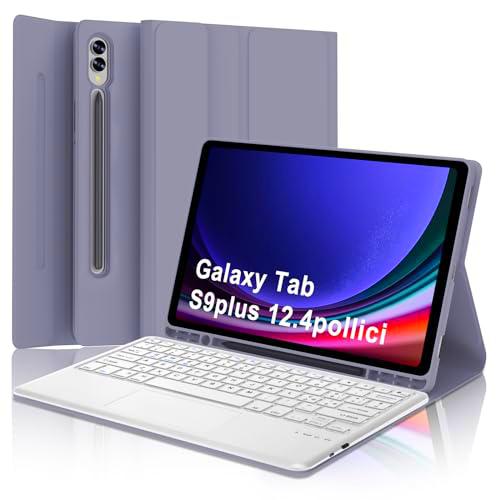 WINCHKING Teclado para Samsung Galaxy Tab S9 Plus 2023 (SM-X810/X816B/X818U)