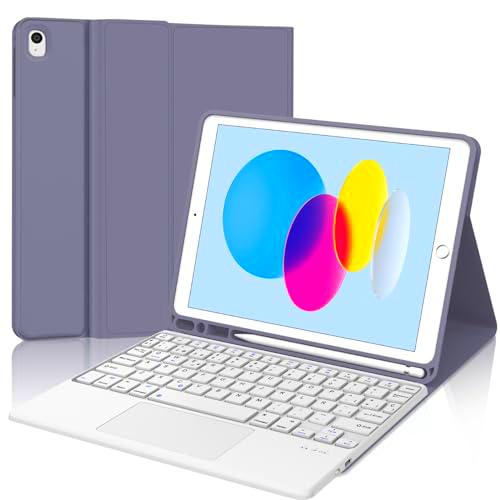 WINCHKING Teclado para iPad 10 generación (2022) con panel táctil