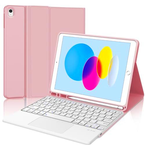 WINCHKING Teclado para iPad 10 generación (2022) con panel táctil