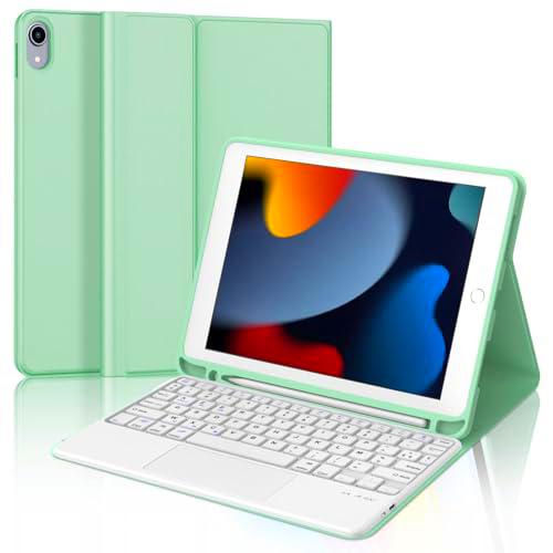 Funda para iPad de 9 generación con teclado de 10,2 pulgadas para iPad 9/8/7 Gen