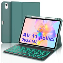 FOGARI Teclado para iPad Air 6th 11" M2 2024 Teclado para iPa
