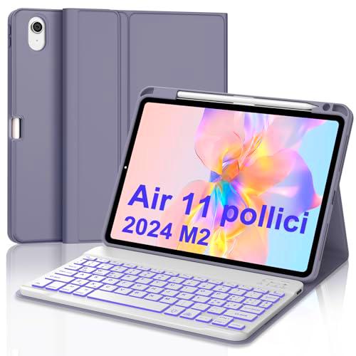 FOGARI Teclado para iPad Air 6th 11&quot; M2 2024 Teclado para iPad Air