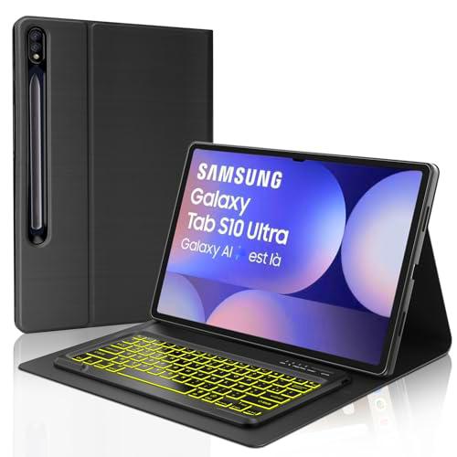 FOGARI Samsung Galaxy Tab S10 Ultra Teclado 5G - Teclado Samsung Galaxy Tab S9 Ultra Tablet
