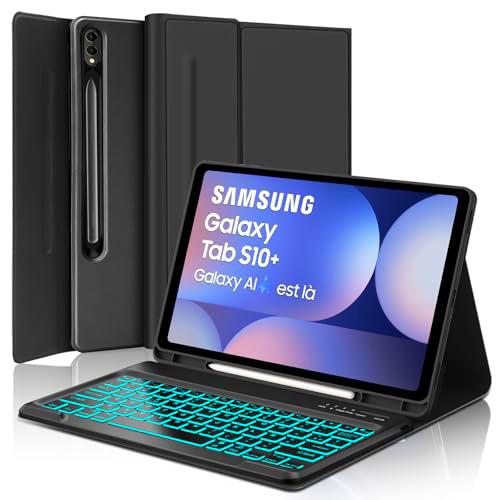 SENGBIRCH - Carcasa de teclado para Samsung Galaxy Tab S10 Plus de 12,4 pulgadas 2024