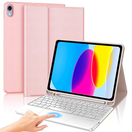 SENGBIRCH Funda para iPad de 10ª generación de 10,9 pulgadas con teclado Trackpad