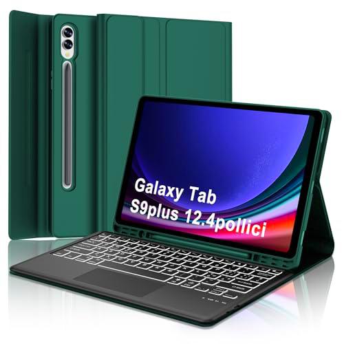 WINCHKING Teclado para Samsung Galaxy Tab S9 Plus 2023 (SM-X810/X816B/X818U)