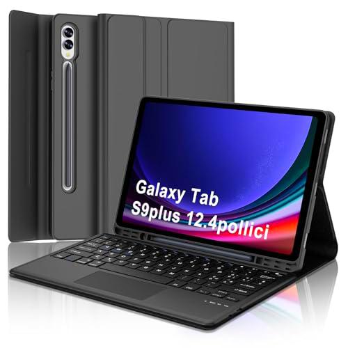 Teclado para Samsung Galaxy Tab S10 Plus 2024, Galaxy Tab S9/S9FE Plus Teclado 12.4&quot;