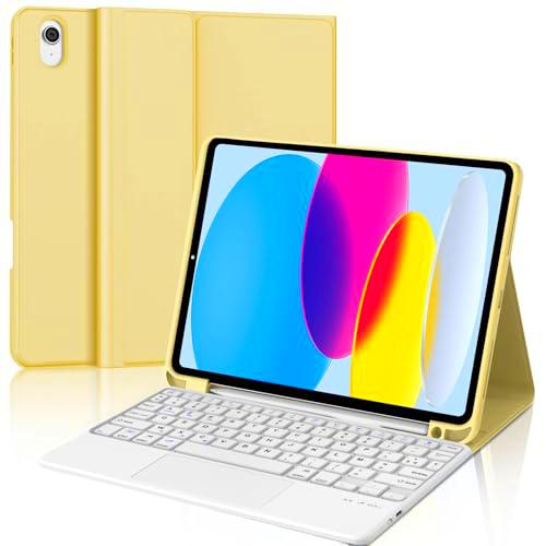 WINCHKING Funda con teclado iPad 10 generación, teclado para iPad de 10,9 pulgadas