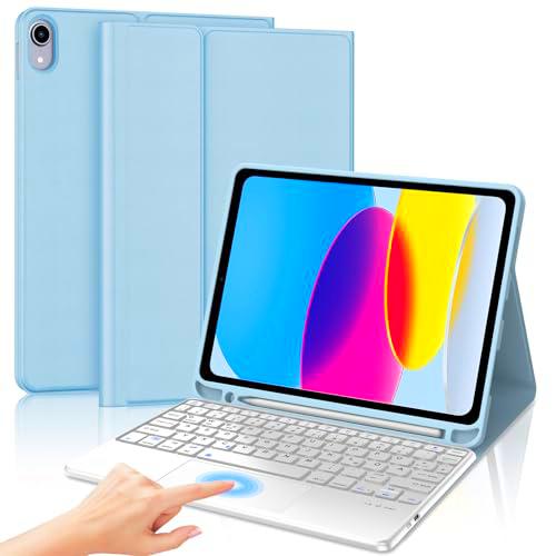 SENGBIRCH Funda para iPad 10ª Gen 10.9'' con teclado Trackpad