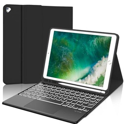 Teclado para iPad 6 Generación Touchpad, funda con teclado para iPad 9.7