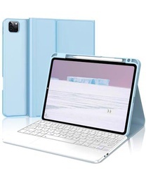 SENGBIRCH Funda iPad Pro 11 con teclado, funda teclado para Air 5 generación 10,9" 2022 &amp; iPad Pro 11 4/3/2/1 Gen 2022/2021/2020/2018