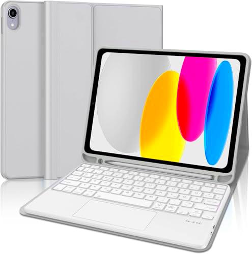 WINCHKING Funda con teclado iPad 10 Generación, teclado para iPad de 10,9 pulgadas