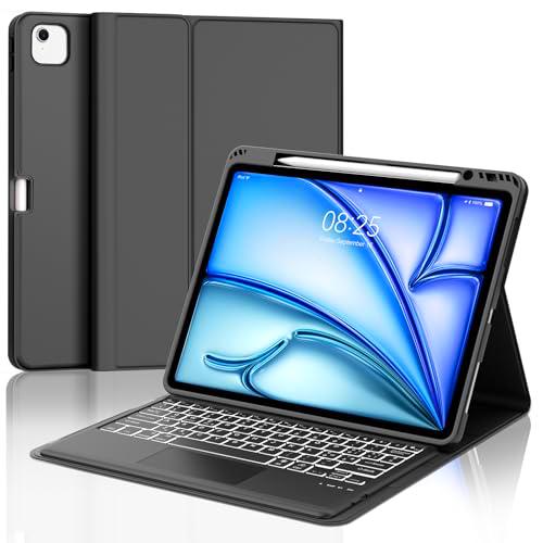 WINCHKING Teclado para iPad Air 13 2024 (M2), funda con teclado para iPad Air 13&quot;