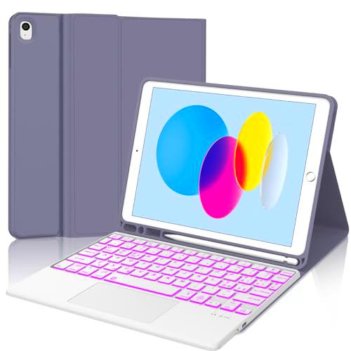 Teclado para iPad 10 generación (2022)con panel táctil