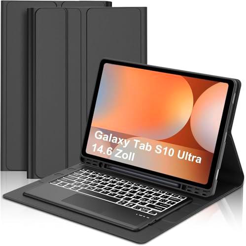 Occtingkind Teclado para Samsung Galaxy Tab S10 Ultra 2024 14,6 pulgadas