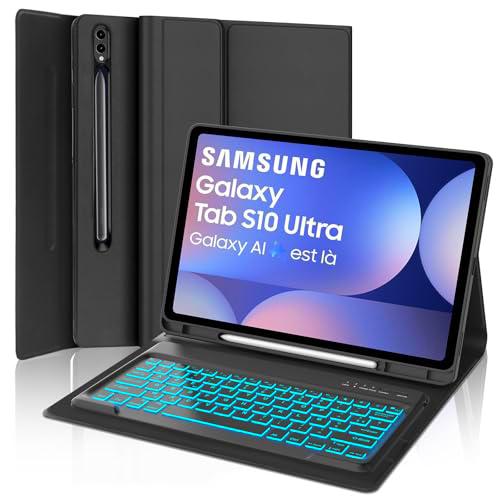 SENGBIRCH - Carcasa de teclado para Samsung Galaxy Tab S10 Ultra 14,6&quot; 2024