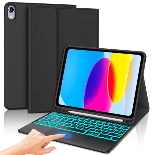 SENGBIRCH - Carcasa para iPad 10eme 10.9&quot; 2022 con teclado táctil