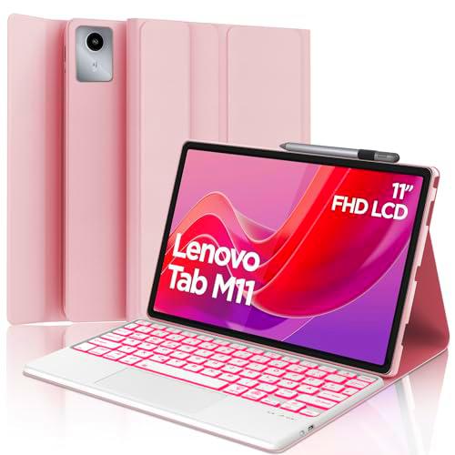 Teclado para Lenovo Tab M11, funda con teclado para Lenovo Tab M11 2024 11&quot;