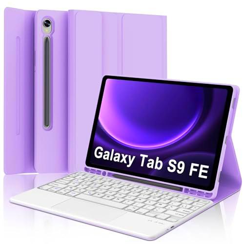 WINCHKING Funda con teclado para Samsung Tab S9 FE de 10,9 pulgadas