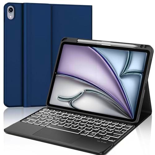 WINCHKING Funda para iPad Air 13 con teclado, teclado Bluetooth para iPad Air de 13 pulgadas (M2) 2024