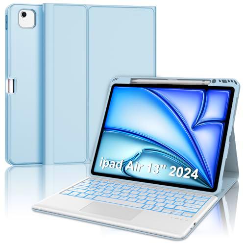 WINCHKING Teclado para iPad Air 13 2024 (M2), funda con teclado para iPad Air 13"