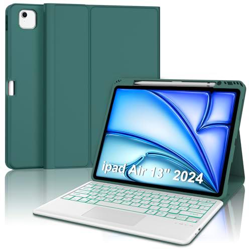 Teclado para iPad Air 13 2024 (M2), funda con teclado para iPad Air 13&quot;
