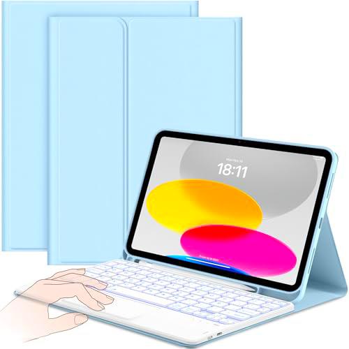 CACOE Funda Teclado para iPad 10 Generación (10.9 Pulgadas) 2022