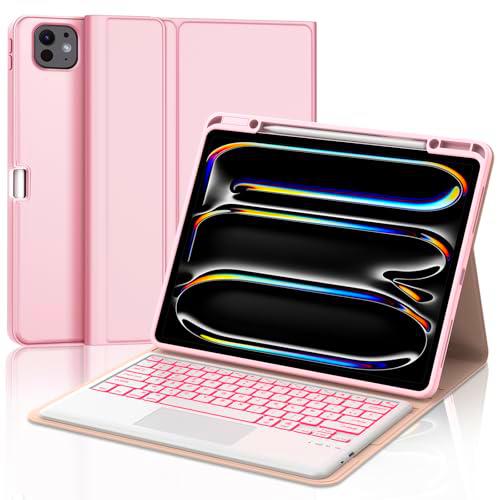WINCHKING Teclado para iPad Pro 6º - Carcasa teclado para iPad Pro de 12,9 pulgadas (6ª/5ª/4ª/3ª)