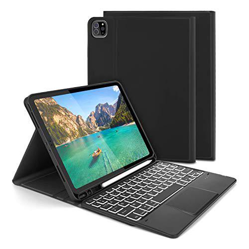 Jelly Comb - Funda con teclado táctil para iPad Air de 10,9"/iPad Pro 11'' 2018/2020