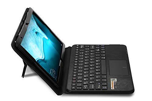 SonnyGoldTech MQ-Power - Funda con teclado Bluetooth para Huawei MatePad T10s (teclado QWERTZ)