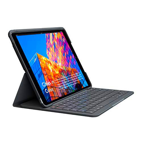 Logitech Slim Folio Funda con teclado inalámbrico integrado para iPad Air (3.ª generación