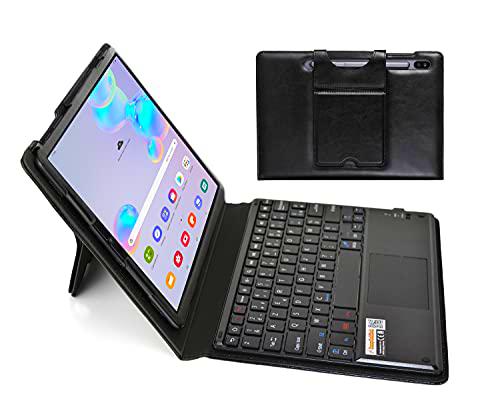 MQ21 para Galaxy Tab S6 10.5 - LAYOUT - Funda con teclado Bluetooth y panel táctil para Samsung Galaxy Tab S6 | Funda con teclado para Galaxy Tab S6 10.5 LTE SM-T865 WiFi T860 | Teclado AZERTY