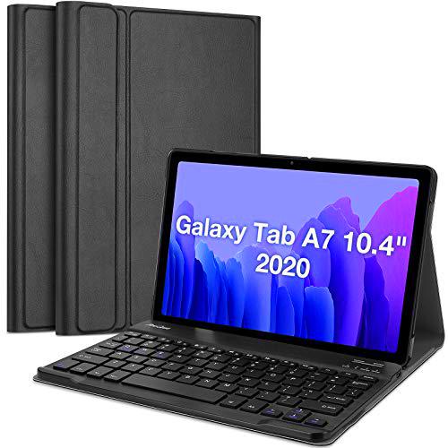 ProCase Funda con Teclado Inglés para Galaxy Tab A7 10.4" 2020 (Modelos T500 T505 T507)
