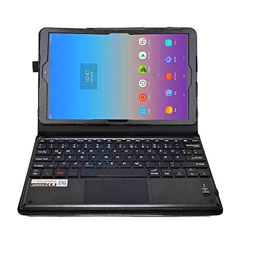 MQ21 para Galaxy Tab A 10.5 - Teclado Bluetooth con Touchpad para Samsung Galaxy Tab A 10.5 | Funda con teclado y panel táctil para Tab A LTE SM-T595